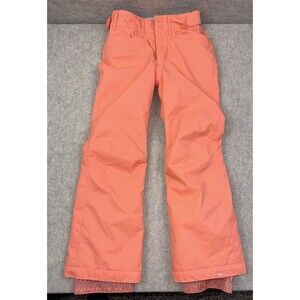 Roxy Dry Flight Ski Snow Pants  Girls M(10) Bright Coral Waterproof Insulated